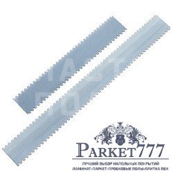 картинка Двусторонная зубчатая планка для шпателя Wakol TKB B2, 18 см от магазина Parket777
