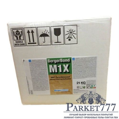 картинка Однокомпонентный эластичный полиуретановый клей «Berger Bond M1X» (7 кг) от магазина Parket777