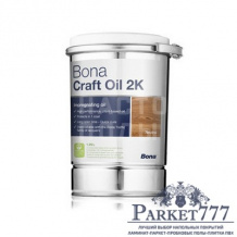 Паркетное масло двухкомпонентное Bona Craft Oil 2К матовое (1.25л) 