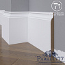 картинка Плинтус Madest Decor широкий МДФ белый окрашенный 27-185-18 от магазина Parket777