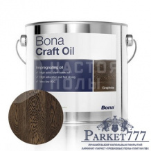 Паркетное масло цветное Bona Craft Oil Графит (2.5л) 