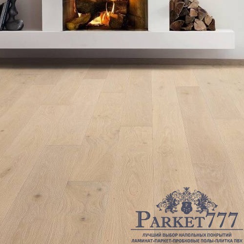 картинка Паркетная доска Haro 4000 однополосная Дуб Кремово-белый Маркант 535538 от магазина Parket777