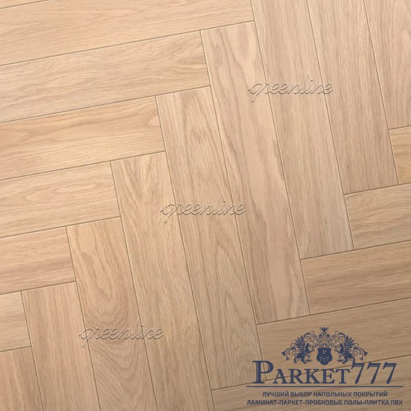 картинка Паркет елочка GREENLINE Английская елка Smart Herringbone Дуб Латте 614 от магазина Parket777