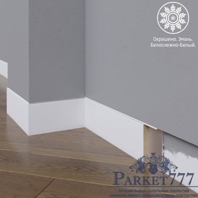 картинка Плинтус Madest Decor белый МДФ окрашенный 25-058-10 от магазина Parket777
