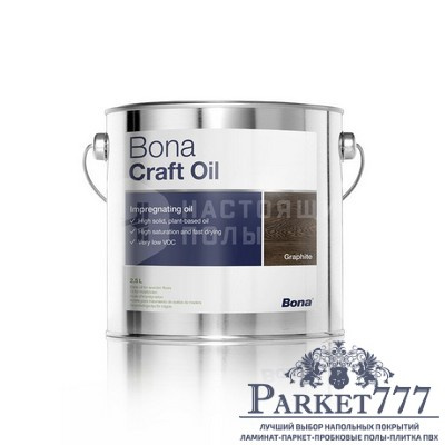 картинка Паркетное масло цветное Bona Craft Oil матовое (5л) от магазина Parket777