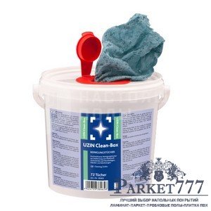 картинка Универсальные чистящие салфетки Uzin Clean Box (72шт) от магазина Parket777