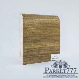 картинка Плинтус Finitura Dekor Шпонированный Орех Американский 83x19 от магазина Parket777