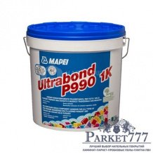 Паркетный клей Mapei Ultrabond P990 1K полиуретановый однокомпонентный (7кг) 