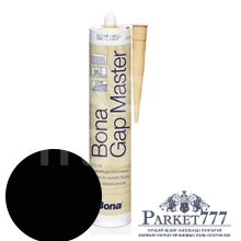 картинка Универсальный цветной клей-герметик Bona Gap Master Черный (310 мл.) от магазина Parket777