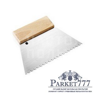 картинка Зубчатый шпатель для паркетного клея Bona 850 F от магазина Parket777