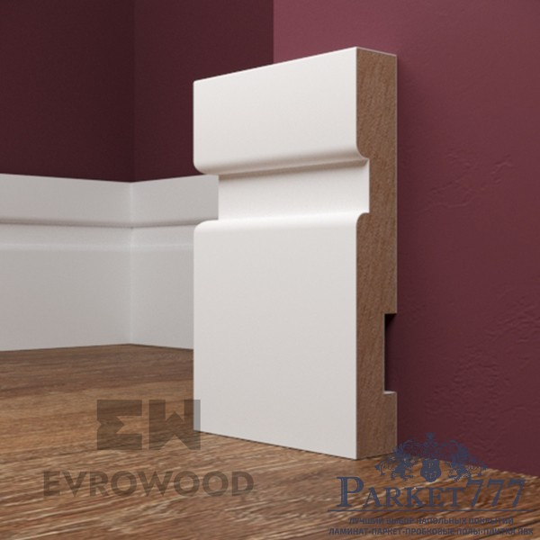 картинка МДФ плинтус ЕVROWOOD PN 101 100x16 мм от магазина Parket777