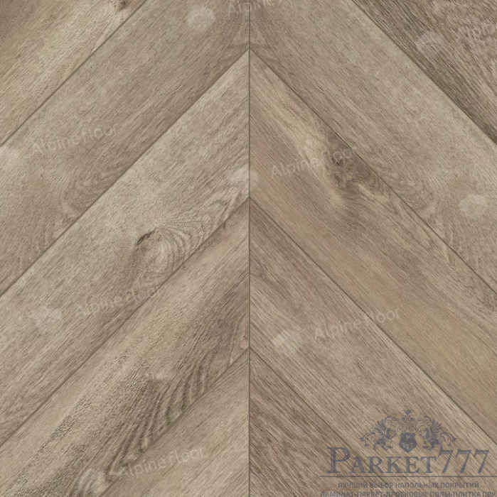 картинка Ламинат SPC Alpine Floor Chevron Alpine Натуральный первозданный дуб отбеленный ECO 18-3 MC Eco 18-3 MC от магазина Parket777