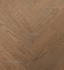 Паркет елочка GREENLINE Английская елка Smart Herringbone Дуб Флоу 624 