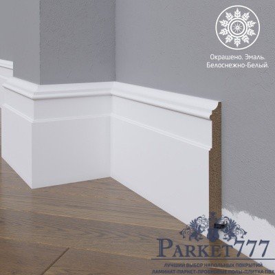 картинка Плинтус Madest Decor белый МДФ окрашенный 26-136-16 от магазина Parket777 картинка Плинтус Madest Decor белый МДФ окрашенный 26-136-16 от магазина Parket777