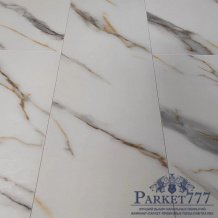 Ламинат MSPC Stone Floor Бело-золотой мрамор DC833 MР 
