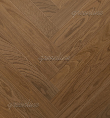 Паркет елочка GREENLINE Английская елка Smart Herringbone Дуб Фотон 622 