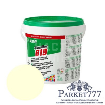 картинка Двухкомпонентный эпоксидно-полиуретановый клей Mapei Adesilex G19 бежевый (10кг) от магазина Parket777