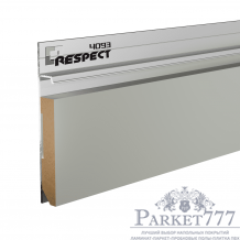 Скрытый плинтус Respect Standart 4093 без полки неанодированный 