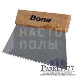 картинка Зубчатый шпатель для паркетного клея Bona 1000 G от магазина Parket777