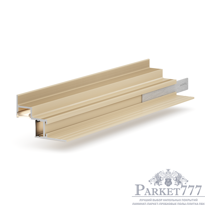 картинка Теневая рейка Laconistiq Multilevel DUAL Св. золото анодированная от магазина Parket777