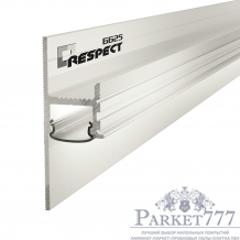 Теневой профиль Respect 6625 ( теневой зазор 20 мм ) Белый муар RAL 9016 ( под покраску ) 