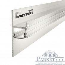 Теневой профиль Respect 6625 ( теневой зазор 20 мм ) Белый муар RAL 9016 ( под покраску ) 