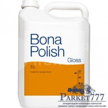 Средство для ухода и защиты за лакированными полами в жилых и общественных помещениях Bona Polish глянцевый (5 л) 