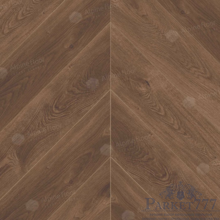 картинка Ламинат SPC Alpine Floor Chevron Alpine Дуб Коричневый Eco 18-13 MC от магазина Parket777