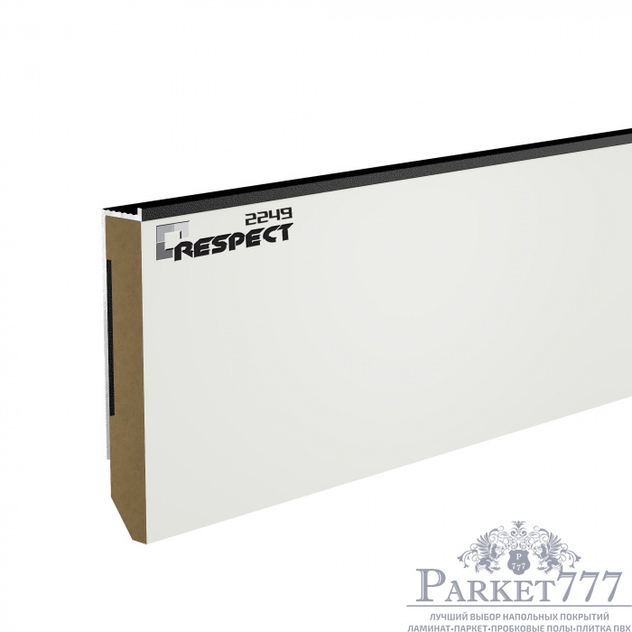 картинка Скрытый плинтус Respect Mini Line 2249 Белый матовый RAL 9016 от магазина Parket777 картинка Скрытый плинтус Respect Mini Line 2249 Белый матовый RAL 9016 от магазина Parket777