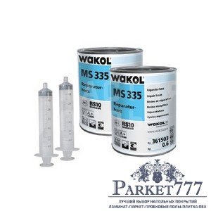 картинка Ремонтная смола на основе ms-полимера Wakol MS 335 (0.6кг) для заполнения пустот в паркете от магазина Parket777