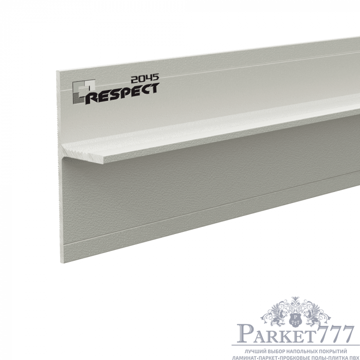 картинка Теневой профиль Respect 2045 для панелей, плитки и керамогранита ( теневой зазор 20 мм ) Белый муар RAL 9016 ( под покраску ) от магазина Parket777 картинка Теневой профиль Respect 2045 для панелей, плитки и керамогранита ( теневой зазор 20 мм ) Белый муар RAL 9016 ( под покраску ) от магазина Parket777