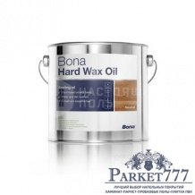 Паркетное масло с твердым воском Bona Hardwax Oil экстраматовое (2.5л) 