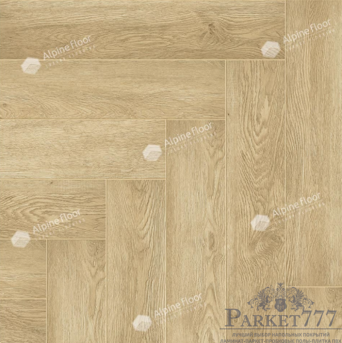 картинка Ламинат SPC Alpine Floor Parquet Premium Премиальный паркет Дуб Ваниль Селект Eco 19-3 МС от магазина Parket777