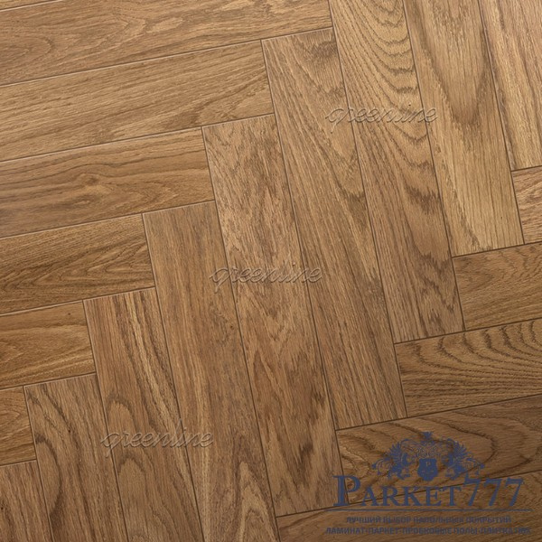 картинка Паркет елочка GREENLINE Английская елка Smart Herringbone Дуб Мокко 618 от магазина Parket777