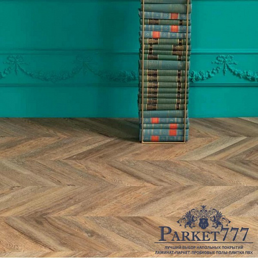 картинка Кварцвиниловая плитка Vinilam Parquet Chevron Glue Шеврон Нормандия RI153610CL4 от магазина Parket777