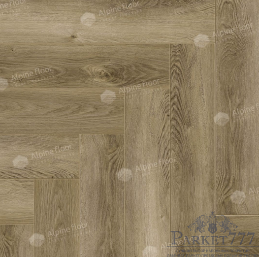 картинка Ламинат SPC Alpine Floor Parquet Light Изящный паркет Дуб Кастор Eco 13-34 МС от магазина Parket777