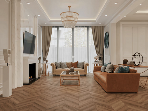 картинка SPC ламинат Tulesna Chevron Art Вечный Eterno 1011-4 от магазина Parket777