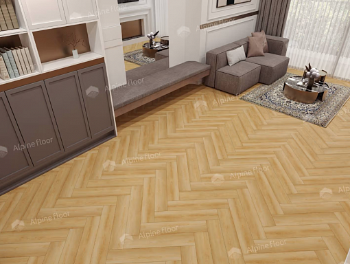 картинка Ламинат SPC Alpine Floor Parquet Light Изящный паркет Дуб Батейн Eco 13-29 МС от магазина Parket777