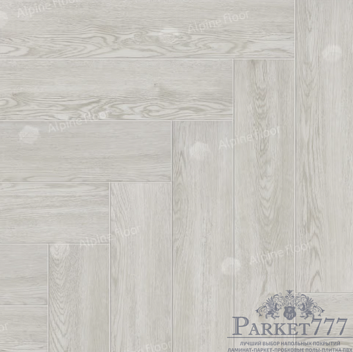картинка Ламинат SPC Alpine Floor Parquet Light Изящный паркет Дуб Арктик Eco 13-4 МС от магазина Parket777