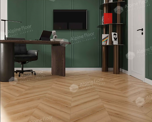 картинка Ламинат SPC Alpine Floor Chevron Alpine Сомерсетский Дуб Самерсет Eco 18-19 MC от магазина Parket777