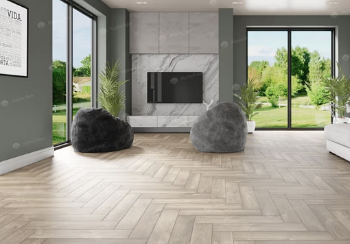 картинка Ламинат SPC Alpine Floor Parquet LVT Дуб Натуральный Первозданный Отбеленный ECO 16-5 от магазина Parket777