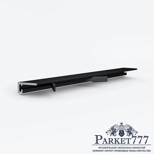 картинка Микроплинтус Laconistiq MICRO 15 CLASSIC Черный анодированный от магазина Parket777