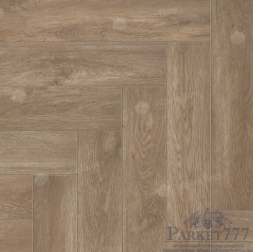 картинка Ламинат SPC Alpine Floor Parquet Premium Премиальный паркет Макадамия Eco 19-10 МС от магазина Parket777
