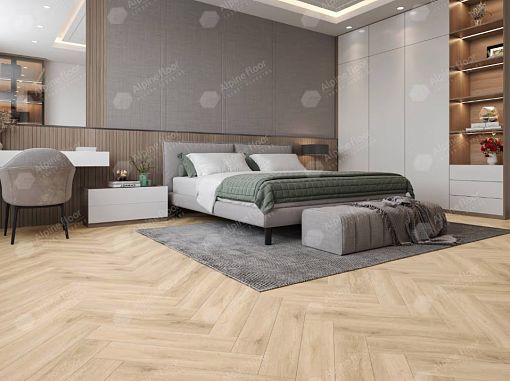 картинка Ламинат SPC Alpine Floor Parquet Light Изящный паркет Дуб Ригель Eco 13-24 МС от магазина Parket777