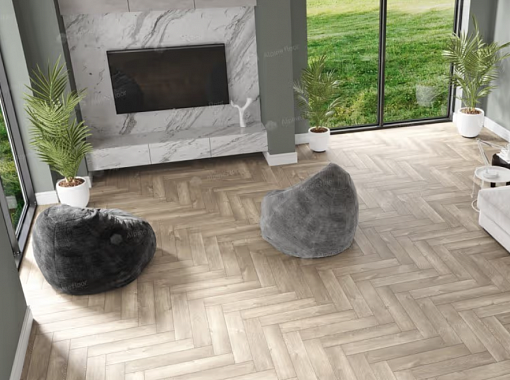 картинка Ламинат SPC Alpine Floor Parquet Light Изящный паркет Дуб Натуральный Натуральный первозданный отбеленный Eco 13-5 МС от магазина Parket777
