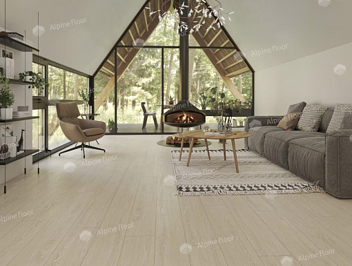 картинка Ламинат SPC Alpine Floor Easy Line Дуб Снежный ЕСО 3-14 от магазина Parket777