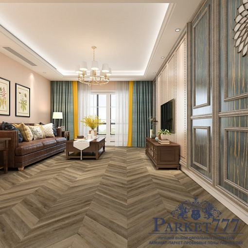картинка Кварцвиниловая плитка DAMY FLOOR Chevron LVT Амбуаз DF06-CH-LVT от магазина Parket777