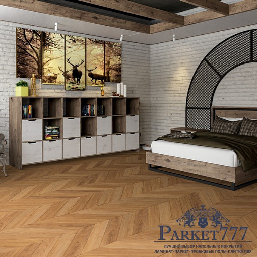 картинка Кварцвиниловая плитка DAMY FLOOR Chevron LVT Монсоро DF09-CH-LVT от магазина Parket777