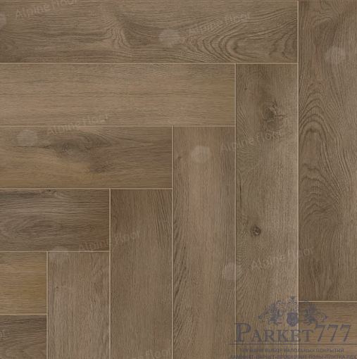 картинка Ламинат SPC Alpine Floor Parquet Premium Премиальный паркет Дуб Насыщенный Eco 19-7 МС от магазина Parket777