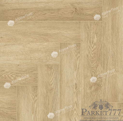 картинка Ламинат SPC Alpine Floor Parquet Light Изящный паркет Дуб Ваниль Селект Eco 13-3 МС от магазина Parket777